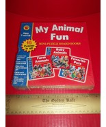 Brighter Child My Animal Fun Kit Favorite Pets Puzzle Board Book Set Far... - £11.12 GBP