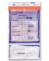 Security Deposit Bag w/ Dual Pockets 10 x 15, 100 Bags - $44.61