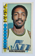 1969 RON BEHAGEN OVERSIZED TOPPS NBA BASKETBALL CARD 138 NEW ORLEANS JAZ... - $6.99