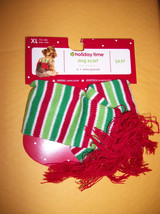 SimplyDog Pet Clothes XL Christmas Holiday Scarf Dog X-Large Fashion Accessory - $4.74