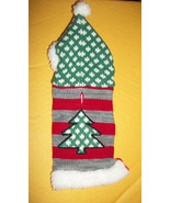 Pet Holiday Dog Clothes XS Christmas Tree Hooded Sweater Striped Hoodie ... - $10.38 CAD