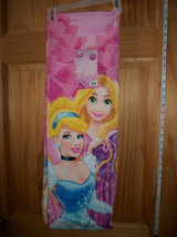Disney Princesses Girl Accessory Pink 28&quot; x 58&quot; Cinderella Princess Beach Towel - £11.13 GBP