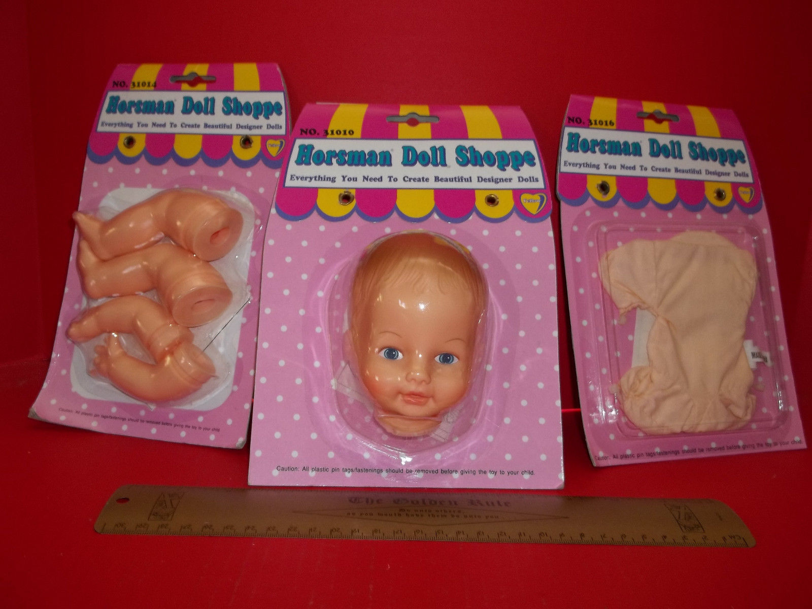 Craft Gift Horsman Baby Doll Kit 12 Inch Dolly Part Set Making Sew Toy Activity - £14.84 GBP