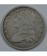 1835 Capped Bust circulated silver quarter F details - £103.54 GBP