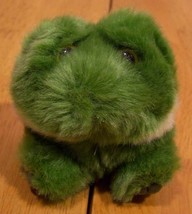 Puffkins Lily Green Frog 4&quot; Plush Stuffed Animal Toy - £12.25 GBP