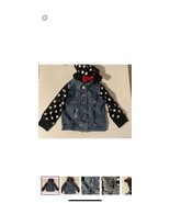 Disney Minnie Mouse Jean Jacket 2T Baby Hoodie  - $336.12 MXN