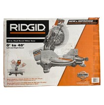 Used - Ridgid R4113 15 Amp 10 In. Dual Miter Saw With Led Cut Line -READ- - £141.58 GBP