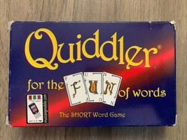 Vintage 1998 Quiddler Card Game For The Fun Of Words The Short Word Game - £14.15 GBP