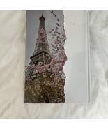Hardcover Blank Eiffel Tower &amp; Cherry Blossom Notebook  Drawing &amp; Journa... - $9.32