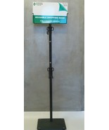 Metal 2 Arm Shopping Bag Display Stand Holder Rack W Sign Trade Show - £35.13 GBP