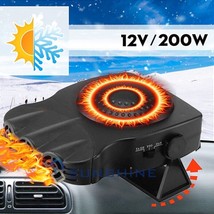 150W 12V Car Truck Auto Heater Hot Cool Fan Windscreen Window Demister Defroster - £29.89 GBP
