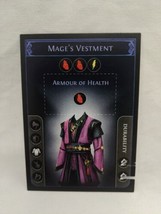 *Punched* Path Of Exile Exilecon Mages Vestment Of Health Magic Trading Card - £31.54 GBP