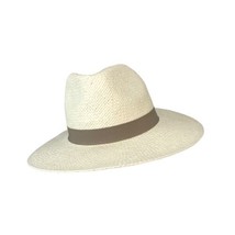 J Jill Sun Straw Hat Beach Gardening Off White Lightweight Packable One Size All - £19.48 GBP