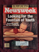 NEWSWEEK March 5 1990 Fountain of Youth Aging Donald Trump Japan Trade Talks - £11.24 GBP