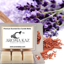 Lavender &amp; Sandalwood Scented Candle Melts X Strong 80hr Clam Packs - £15.09 GBP+