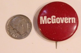 Vintage George McGovern Redl Campaign Pinback Button J3 - £4.75 GBP
