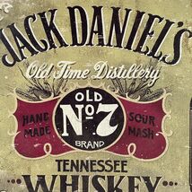 Jack Daniels Whiskey Metal Sign Old Time Distillery Tennessee 12.5 x 16 Bar - $16.14