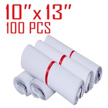 100 Bags 10x13 2.5MIL White Poly Mailers Shipping Envelopes Self Sealing Bags - £22.01 GBP
