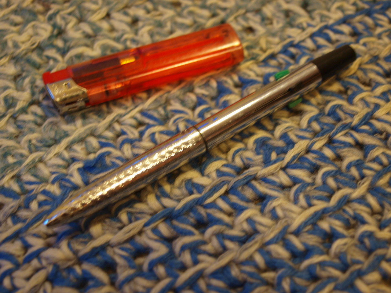 L248  SOVIET USSR RUSSIAN MULTI COLOR ROLLER BALL PEN 1980 - $14.84