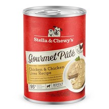 Stella and Chewys Dog Gourmet Pate Chicken &amp; Chicken Liver 12.5oz. (Case of 12) - £79.88 GBP