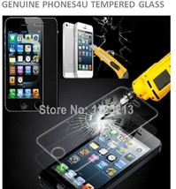 100% Genuine Tempered Glass Film Screen Protector for Apple iPhone Model 5S/5C/5 - £4.06 GBP