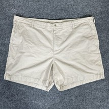 Columbia PFG Shorts Mens 45 Cream Fishing High Rise 5.5&quot; Inseam Cotton A... - $14.44