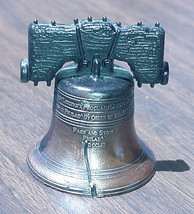 Bell Liberty Bell Replica Bronze Metal Dinner Bell American History Bells - £14.93 GBP