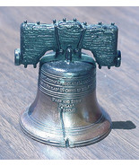 Bell Liberty Bell Replica Bronze Metal Dinner Bell American History Bells - £15.13 GBP