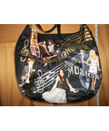 Disney Girl Accessory Purse High School Musical Handbag Black Gold Note ... - $19.47 CAD