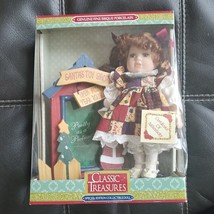 Classic Treasures - Girl Santa&#39;s Toy Shop Special Edition Collectible Doll New 2 - £18.97 GBP