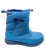 LL Bean Winter Boots Kids Size 3 Boy Girl Tek Teal Primaloft Faux Fur Li... - $49.39