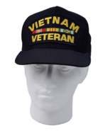 Vintage Snapback Vietnam Veteran Patch Hat Made in USA Eagle Crest Brand... - £9.35 GBP