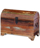 vidaXL Storage Chest Multicolor Reclaimed multicolor solid wood Medium - $363.73 CAD