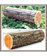 Long Round Natural Look Cut Pine Log Sponge Rubber Comfort Cushion Trave... - $46.27 CAD