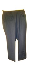 Mens Saddlebred Performance Pinstripe 36x30 Suit Pants 100% Wool Navy Color - £19.63 GBP