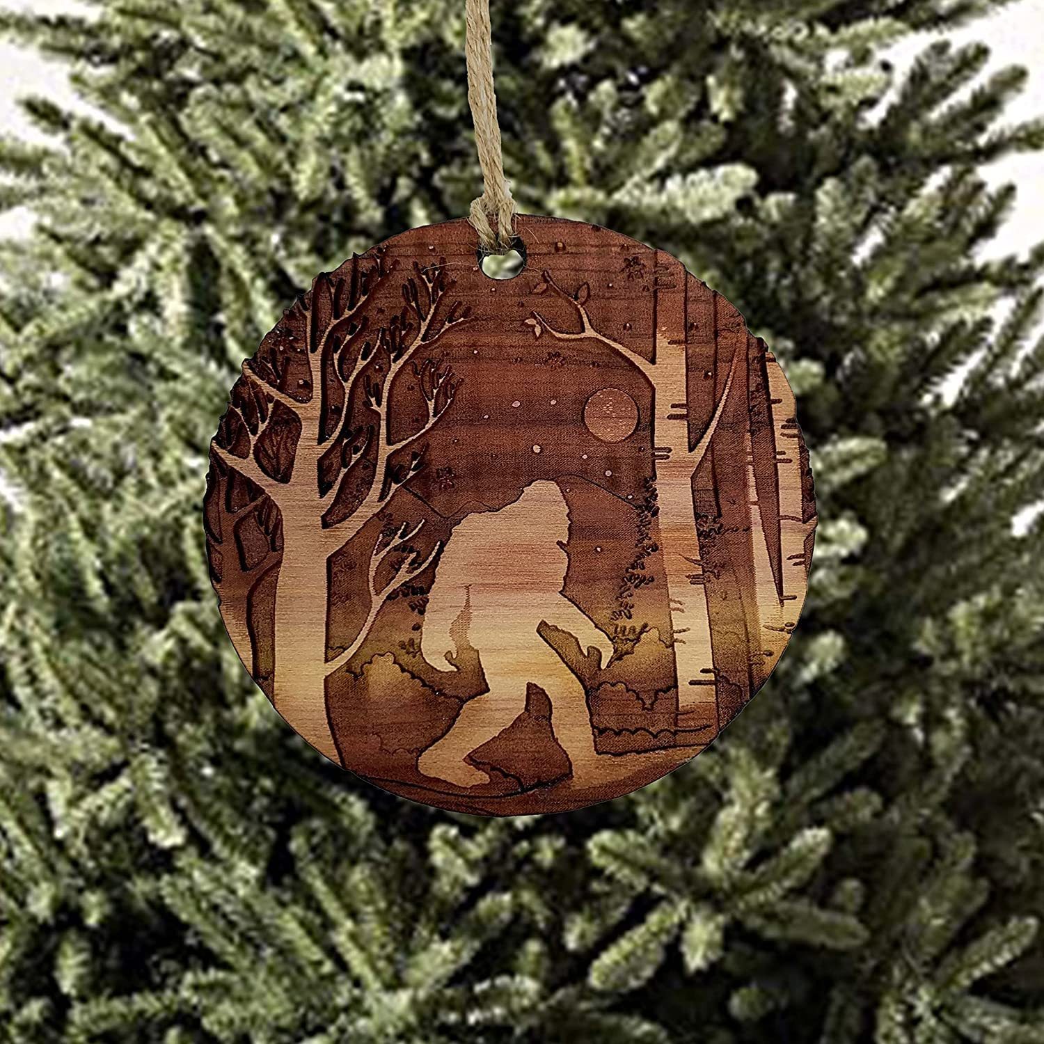 Ornament - Zombie Outbreak Response Crew - Raw Wood 3x3in Ornament - Zombie Outbreak Response Crew - Raw Wood 3x3in