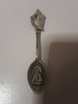 Vintage Nassau Bahamas GISH Pewter Collector&#39;s Spoon - £7.76 GBP