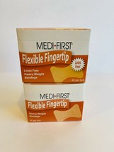 2 X Medifirst Bandage Strips Heavy Weight Finger 40/Box NEW/SEALED - $14.75