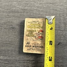 FLIP MOVIE Woody Woodpecker Jet Plane Grape Nuts Flakes Miniature Book 1949 - $12.64