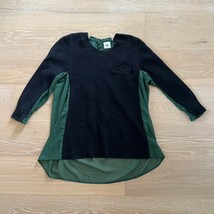 Cabi #3520 Get Together Sweater Black Green XS - $29.99