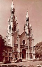 San Francisco Ca ~ Chiesa Di S.Peter E Paul ~1940s Vero Foto Cartolina - £5.92 GBP