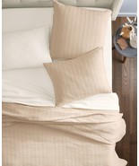 Oake Contrast Stitch Bedding Coverlet, Full/Queen,Ivory,Full/Queen - £77.63 GBP
