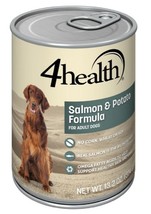 4health w/ Wholesome Grains Adult Salmon &amp; Potato Wet Dog Food, 1 Can - ... - $200.85 MXN
