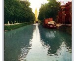 Canal View Amsterdam Holland Netherlands UNP DB Postcard Y12 - $2.92
