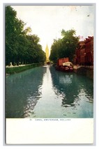 Canal View Amsterdam Holland Netherlands UNP DB Postcard Y12 - £2.29 GBP