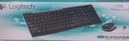 Logitech - MK270 - Wireless Keyboard/Mouse Combo, Logitech Wireless Mouse USB - £27.93 GBP
