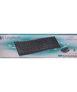 Logitech - MK270 - Wireless Keyboard/Mouse Combo, Logitech Wireless Mous... - £27.52 GBP