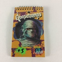 Goosebumps Reading Is A Scream Spiral Note Pad Pocket Memo Book 3x5 Vint... - $32.62
