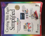 Creating Web Pages Simplified (3-D Visual Series) [Paperback] IDG Books ... - $2.93