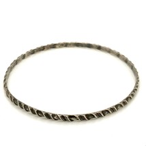 Vintage Signed Sterling Hedy Southwestern Overlay Stackable Bangle Brace... - $54.45